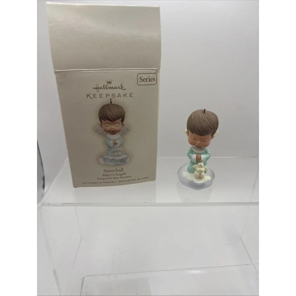 Lot of 5~Hallmark Keepsake~Mary's Angel Ornaments~1997, 2001-2003, 2007